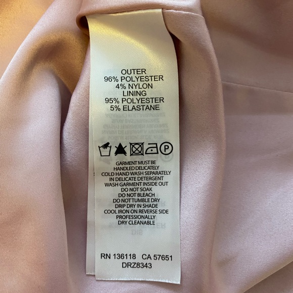 Size 10 - Forever New Mauve Mini Dress with embroidered pattern - Picture 10 of 11